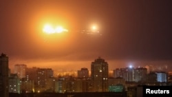 Київ під час російської масованої атаки 24 квітня 2025 року