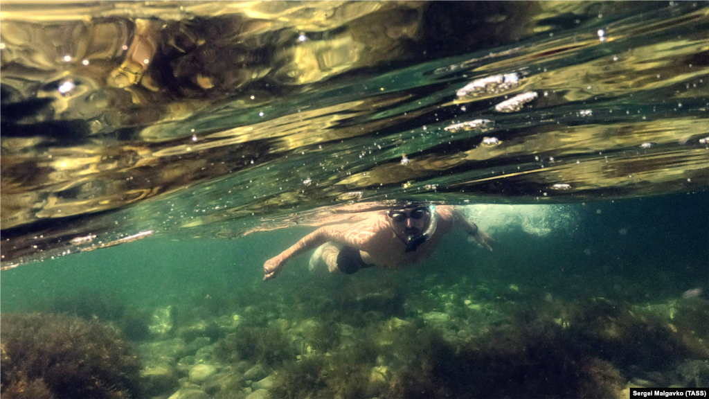 Тарханкут – одно из любимых мест дайверов