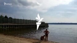 Татарстан: вертолёт взлетает прямо с береговой линии Волги Татарстан: вертолёт взлетает прямо с береговой линии Волги