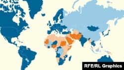 У деяких країнах геям та лесбійкам загрожує в’язниця або й гірше ­– інфографіка
