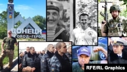 Фотоколлаж снимков убитых на войне крымчан-военных РФ и вернувшихся из Киева бойцов «Беркута»
