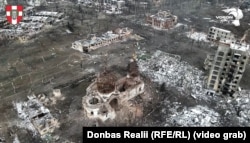 «Проблема в тому, що немає куди бігти...». Торецьк, скріншот із відео 100-ї ОМБр ЗСУ