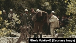 Sa snimanja filma "Obraz" Nikole Vukčevića