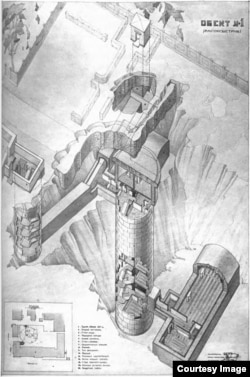 Ilustracija iz knjige Tajni sovjetski bunkeri