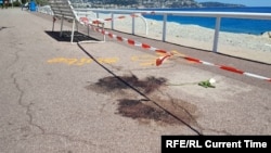 Ницца, на месте теракта