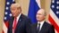 Президент США Дональд Трамп (л) і його російський колега Володимир Путін, Гельсінкі, Фінляндія, 16 липня 2018 року