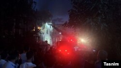 Улица Тегерана после израильского авиаудара