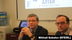 Политик Владимир Рыжков и Юлиус фон Фрайтаг-Лорингховен (Фонд Фридриха Наумана за Свободу)