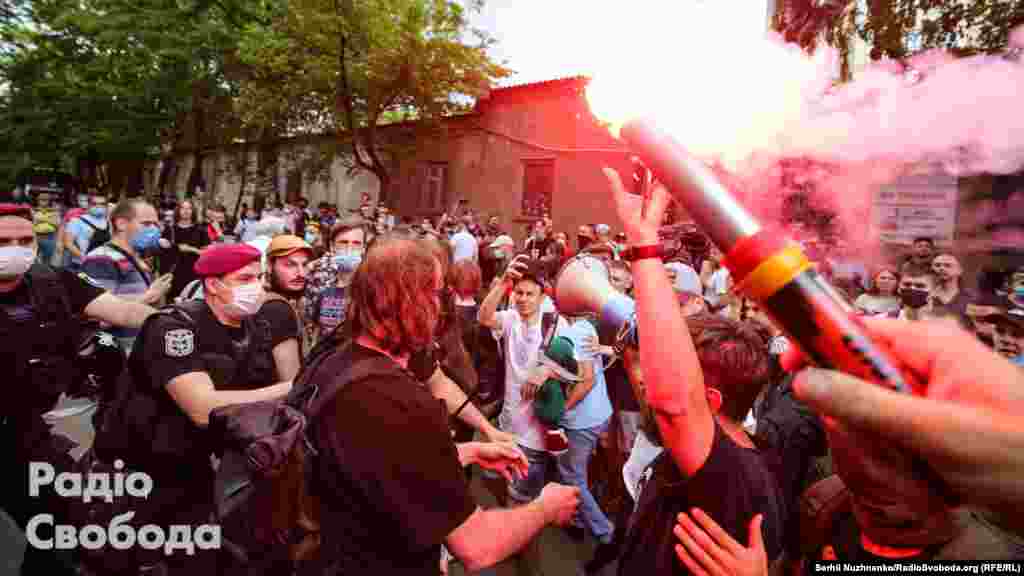 Віталій Виговський – з мегафоном