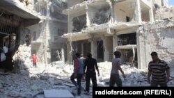 Передмістя Алеппо після російського бомбардування, Сирія, 12 жовтня 2016 року