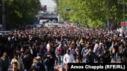Антиурядові протести в Єревані, 17 квітня 2018 року