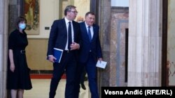 Sastanak predsjednika Srbije Aleksandra Vučića i člana Predsjedništva BiH Milorada Dodika u Beogradu, 26. avgust, 2020.