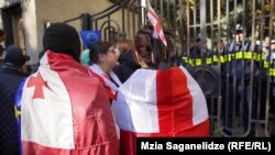 Georgia's opposition, which has refused to recognize the result, has been staging large protests. (file photo)