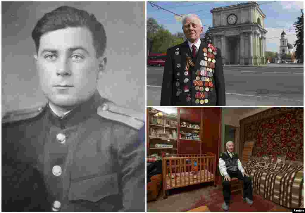 Георгій Парул, 89 років. Молдавський піхотинець, служив у Червоній армії з грудня 1943 року по травень 1945-го. Після закінчення війни перебував у Болгарії