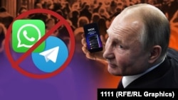 Коллаж: блокировка мессенджеров