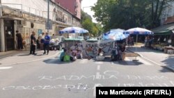 Protest je počeo na pešačkom prelazu gde se dogodila saobraćajna nesreća