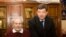 Eighty-eight-year-old Vasily Kononov (left) with his lawyer, Mikhail Loffe