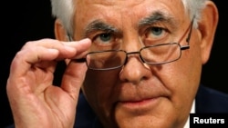 Рекс Тиллерсон на слушаниях в Сенате США