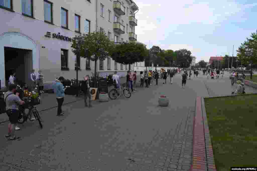 «Ланцуг салідарнасьці» ў Горадні