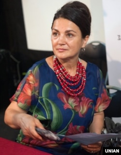 Українська артистка Наталія Сумська, в Запоріжжя, 9 вересня 2016 року