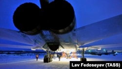 Бомбардувальник Ту-22М на авіабазі «Оленья», 2017 рік