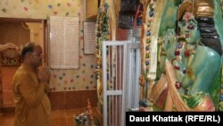 A Hindu Mandir/Temple (Krishna Mandir) in Methi, the main town of Tharparkar. The town has six such Mandirs, the largest in any one town in Sindh.