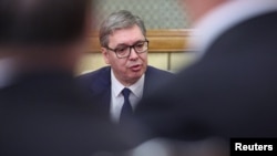 Српскиот претседател Александар Вучиќ