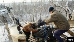 Переправа через річку Сіверський Донець у Станиці Луганській, 5 жовтня 2019 року