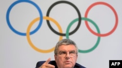 Президент МОК Томас Баз (Лозанна, 21 июня 2016 года)