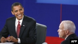 Під час теледебатів. 15 жовтня 2008 р.