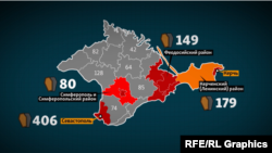 1500 некрологів «ГРУЗ 200» до Криму по регіонах