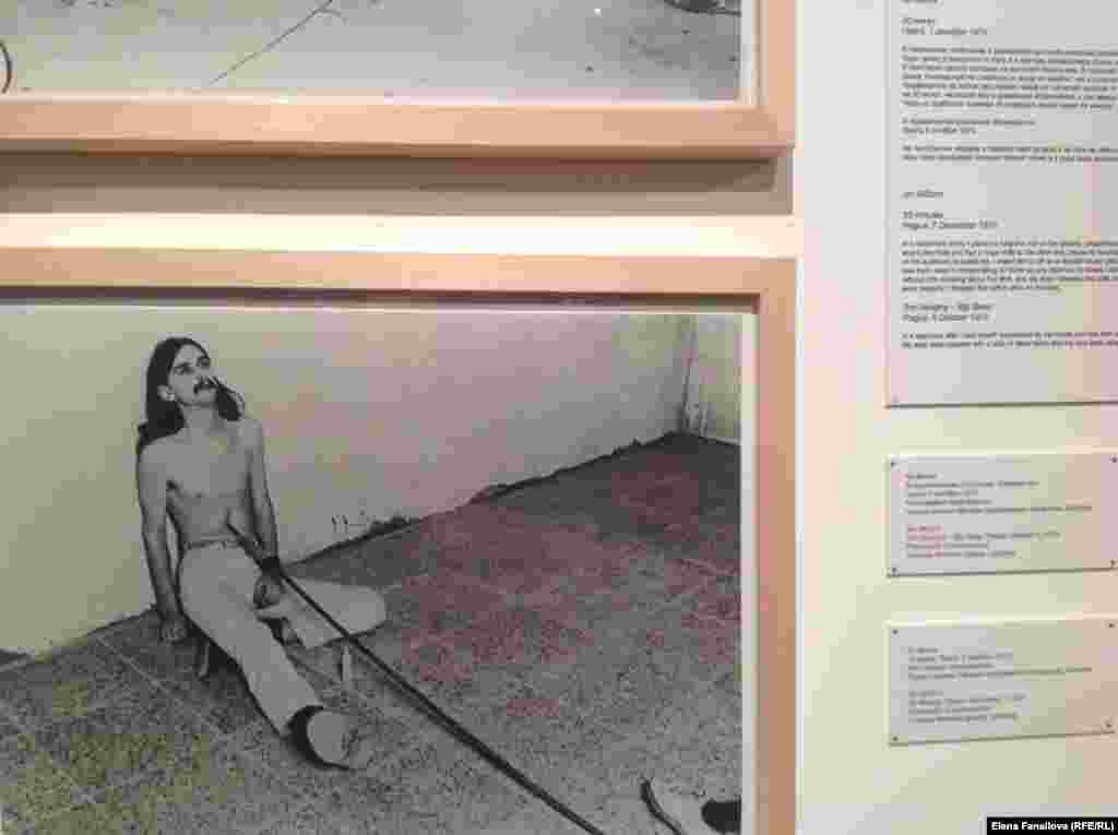 Ян Млчох, перформанс "20 минут", 1975, Прага