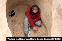 На розкопках скіфського могильника, листопада 2020 року