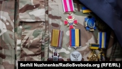 Під час маршу в День захисників і захисниць України. Київ, 14 жовтня 2021 року