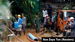 Пошуки у печері тривали із залученням пірнальників і спеціальних помп, щоб відкачувати воду