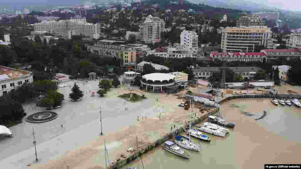 Из-за плохого качества воды в Ялте Роспотребнадзор рекомендовал закрыть на неделю, до конца июня, прием туристов на местных курортах, однако подконтрольный России глава Крыма Сергей Аксенов выступил против таких ограничений. По его словам, «курортный сезон есть, люди путевки купили, кто-то квартиры снимает». На фоне ликвидации последствий наводения сервис бронирования жилья tvil.ru сообщил о том, что около 30% броней на этом сайте в отелях и других средствах размещения на Южному берегу Крыма аннулированы. Среди причин аналитики называют и стихийное бедствие в Ялте, и тот факт, что с 22 июня Россия возобновила пассажирские рейсы в Турцию