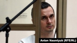 Олег Сенцов на суде в российском Ростове-на-Дону, 2015 год