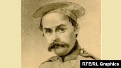 Deo autoportreta Tarasa Ševčenka iz perioda izgnanstva, 1847.