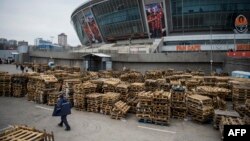 Иллюстративное фото. Донецк, апрель 2015 года