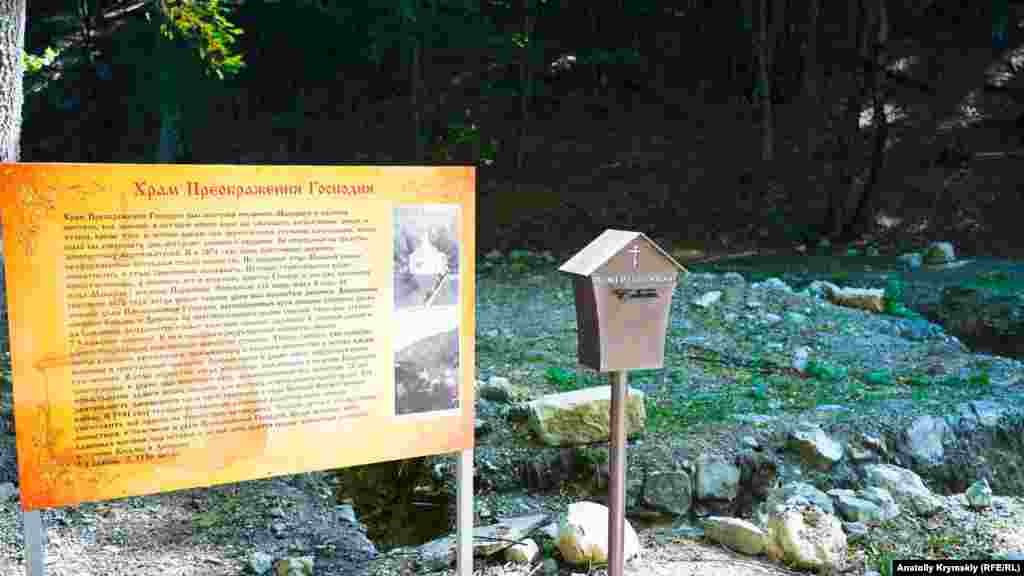 Фундамент храма Преображения Господня, который в 1941 году уничтожили немецко-румынские оккупационные власти