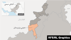 جنوبي وزیرستان په نقشه کې