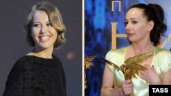 Ксения собчак и Чулпан Хаматова (коллаж)