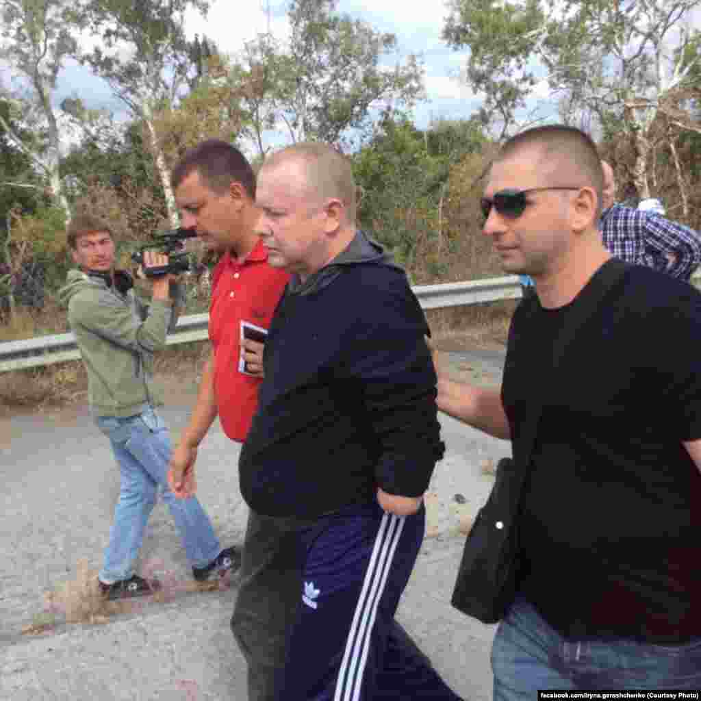 Володимир Жемчугов – уже на контрольованій українською владою території