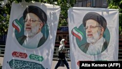 Аксҳои Иброҳим Раисӣ, номзади интихоботи президентии Эрон дар Теҳрон