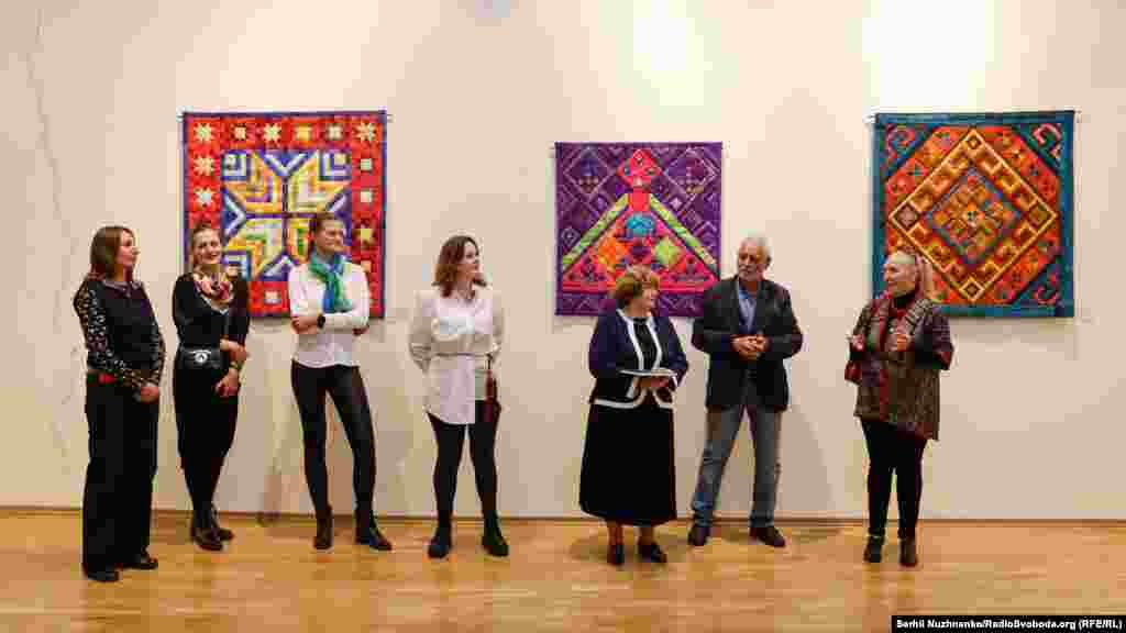 Во время открытия выставки 