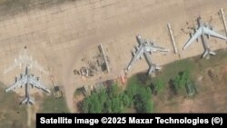Супутниковий знімок російської авіабази «Українка». 27 травня 2025 року