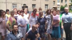 Частина колективу Львівського психоневрологічного диспансеру