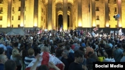 Антиправительственный митинг в Тбилиси, 20 июня 2019 года