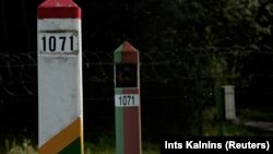 Кордон між Литвою й Білоруссю у серпні 2021 року