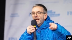 Președintele Partidului Libertății din Austria, Herbert Kickl. Fotografie de arhivă.